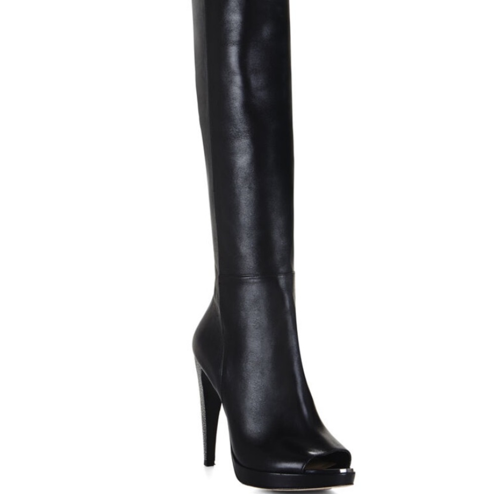 Nora over the knee boot. Herve Leger